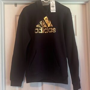 Men’s Adidas Liquid Foil Badge of Sport Graphic Hoodie Size Small